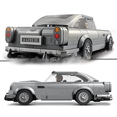 LEGO 76911 Speed Champions 007 Aston Martin DB5, James Bond Spielzeug, Automodell Nachbildung mit Minifigur, Keine Zeit zu Sterben, Set zum Sammeln