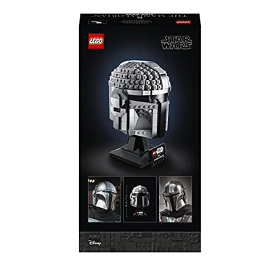 LEGO 75328 Star Wars Mandalorianer Helm Modell, Sammlerstück Zimmer-Deko und EIN tolles Geschenk für Erwachsene, Bausatz, Männer, Frauen, Mama, Papa, Sammler-Geschenkidee