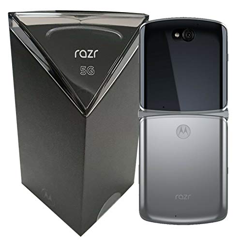 Motorola Razr 5G Dual-SIM XT2071-4 256GB Factory Unlocked SIMFree Smartphone (Liquid Mercury) - International Version