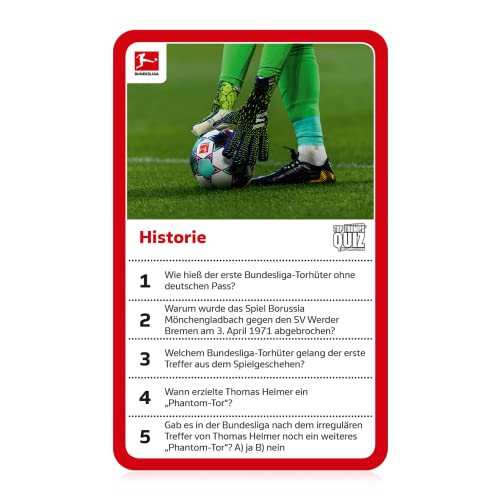 Top Trumps Quiz Bundesliga Edition Fußballquiz Alter 6+ Deutsch Win47230 Mehrfarbig