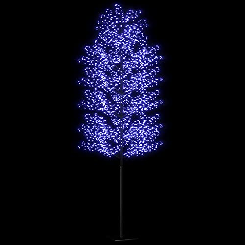 Weihnachtsdeko Draußen LED, Weihnachtsbaum 2000 LEDs Blaues Licht Kirschblüten 500 cm Weihnachtsbeleuchtung für Weihnachtsdeko Innen & Außen