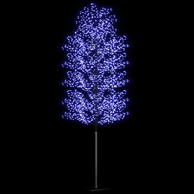 Weihnachtsdeko Draußen LED, Weihnachtsbaum 2000 LEDs Blaues Licht Kirschblüten 500 cm Weihnachtsbeleuchtung für Weihnachtsdeko Innen & Außen