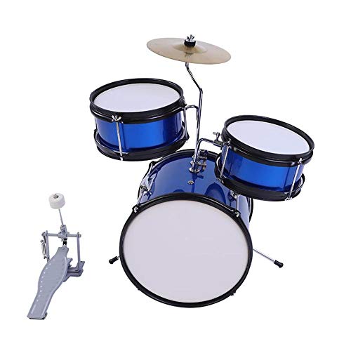 【𝐎𝐬𝐭𝐞𝐫𝐟ö𝐫𝐝𝐞𝐫𝐮𝐧𝐠𝐬𝐦𝐨𝐧𝐚𝐭】 mit Installationshalterung Set Kid Drum Kit, musikalische Ausbildung Children Drum Kit, professionelles Metal Weihnachtsgeschenk zum Spielen für Anfänger