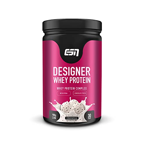 ESN Designer Whey, 908g Dose Stracciatella, Protein Pulver