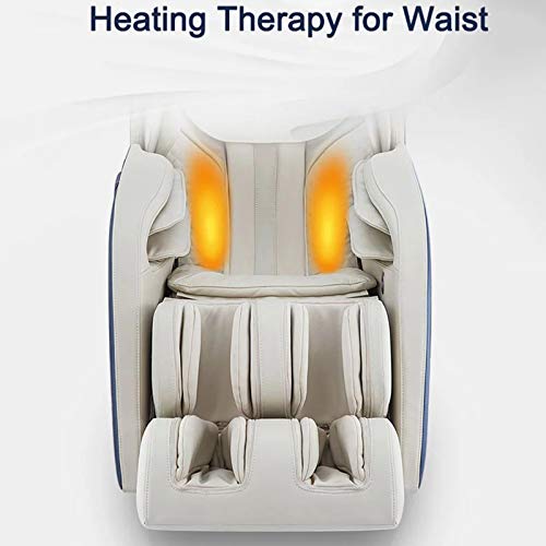 Luxuriöse SHIATSU Ganzkörper-Massagestuhl, Null-Gravity-Recliner eingebautes Bluetooth für Schultern, Arme, Rücken, Taille, Gesäß, Beine und Füße,Rot