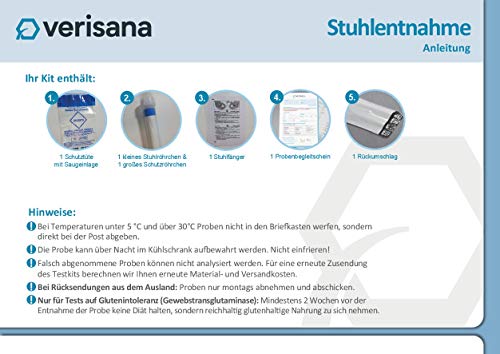 Zonulin Test – Stuhltest auf Leaky Gut Syndrom – Durchlässiger Darm Test – Verisana Darmgesundheit