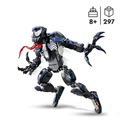 LEGO 76230 Marvel Venom Figur, bewegliches Superschurken Action-Spielzeug, sammelbares Set aus dem Spider-Man-Universum, Alien-Spielzeug