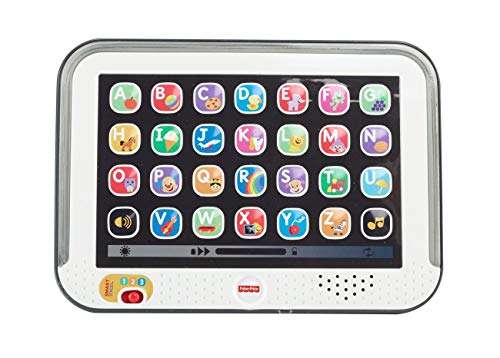 Fisher-Price CDG57 - Lernspaßtablet, mit Geräuschen, Musik und Lichtern, 3 Entwicklungsstufen, Babyspielzeug ab 12 Monaten