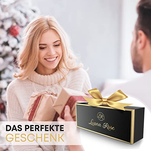 Luana Rose Duftkerzen Geschenkset Frauen - Stumpenkerzen + Sojawachskerzen als Geschenk für Freundin und Frau - Kerzen ohne Paraffin, Paraffinfrei - Duftkerzenset zum Nikolaus und Weihnachtsgeschenke