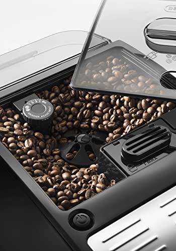 De'Longhi Autentica Cappuccino ETAM 29.660.SB Kaffeevollautomat mit LatteCrema Milchsystem, Cappuccino und Espresso auf Knopfdruck, Digitaldisplay mit Klartext, 2-Tassen-Funktion, silber