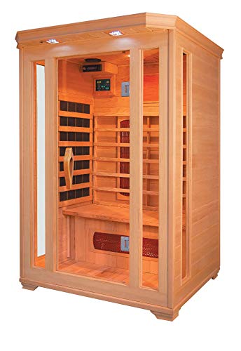 XXL Luxus LED Infrarotsauna Infrarotkabine-Wärmekabine Sauna +Radio USB MP3