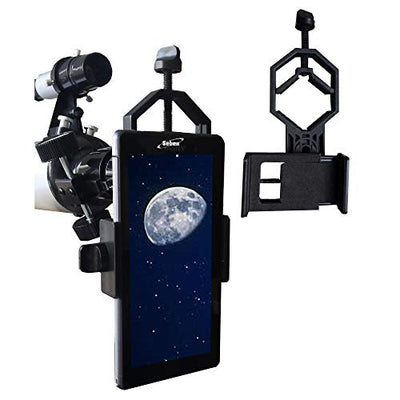 Seben DKA5 Smartphone Adapter für Teleskope und Astrofotografie, Spektiv, Fernglas, Monokular oder Mikroskop Digiskopie mit Flexibler Halterung