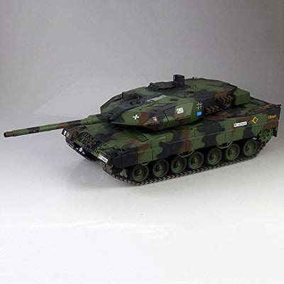 OUUED Hardcover Version 1.16 Große deutsche Leopard Tank Fernbedienung 2.4G Militär Kampf PS-starken Crawlers Chariot Batterie Off-Road-Simulation Jungen Teen Ostern Weihnachtsgeschenke