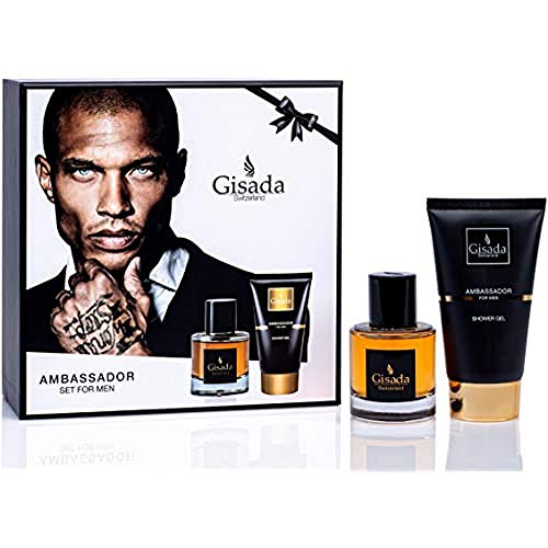 Gisada Ambassador Men Set | Eau de Parfum Spray 50 ml + Shower Gel 50 ml