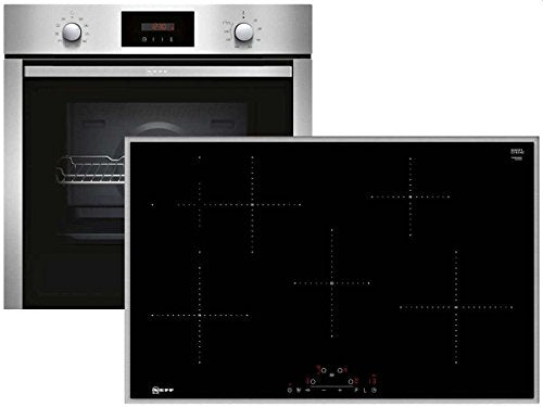 Neff XB48PI Backofen-Set Pyrolyse Backrohr BCB2662 + Induktionskochfeld TBD4800N