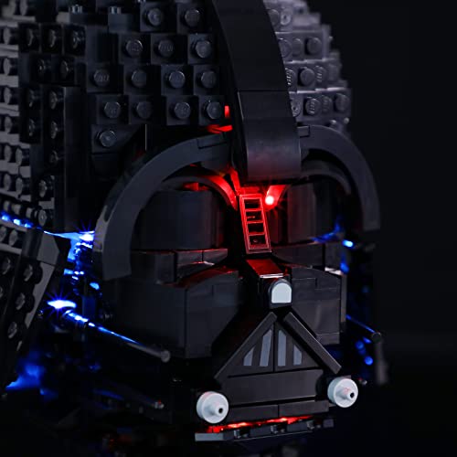 LIGHTAILING Licht-Set Für Lego 75304 Star Wars Darth Vader Helmet Bausteinen Modell：Fernbedienungsversion - Modell Set Nicht Enthalten