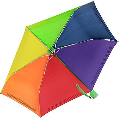 iX-brella Mini Kinderschirm Safety Reflex extra leicht - Regenbogen