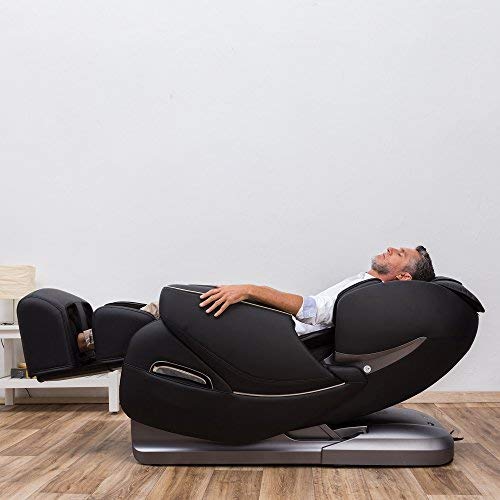 Nirvana® 3D Massagesessel Schwarz (Modell 2022) – Shiatsu Relaxsessel mit 9 Massagefunktionen – Schwerelosigkeit, Wandfrei, Magnettherapie, Ionen - 2 Jahre Garantie GLOBAL RELAX®