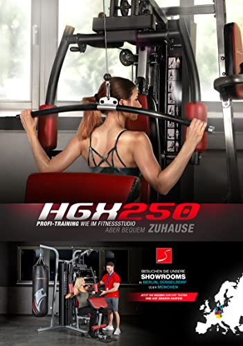 Sportstech Premium 50in1 Kraftstation für EIN Allround Training | Multifunktions-Heimtrainer mit Stepper & LAT-Zugturm | HGX Fitness-Station aus Eva Material | Robust für Zuhause (HGX250 Modell2021)