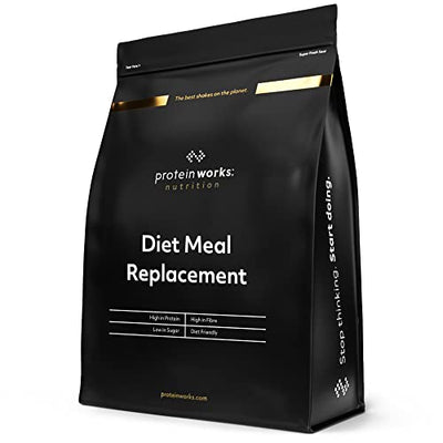 Diet Meal Replacement | Mahlzeitersatz Shake | Nährstoffreich | Vitamine & Mineralstoffe | THE PROTEIN WORKS | Karamell Macchiato | 500g