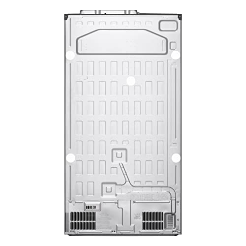 LG Electronics GSXV90MCDE Side-by-Side mit InstaView Door-in-Door | Craft Ice | Eis-, Crushed Ice- und Wasserspender | 635 Liter Kapazität | Festwasseranschluss | Schwarz