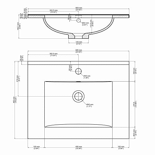 Lomadox Badmöbel Komplett Set, Hochglanz weiß, 151 cm Waschtisch-Unterschrank, 2 Waschbecken, LED-Spiegel, 2 Hochschränke