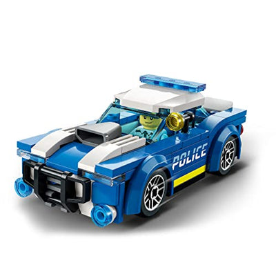 LEGO 60312 City Polizeiauto, Polizei-Spielzeug ab 5 Jahren, Geschenk für Kinder mit Polizisten-Minifigur, Abenteuer-Serie, kreatives Kinderspielzeug für Jungen und Mädchen