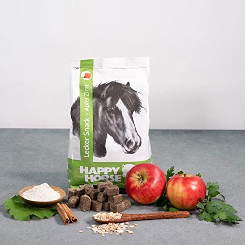 Happy Horse Pferdeleckerlie Box 7 x 1 kg + GRATIS Aufbewahrungsdose. Die Leckerlies mit KANNE Fermentgetreide und toller Abwechslung.