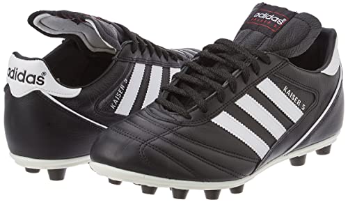 adidas - Kaiser 5, Herren Fußballschuhe,Schwarz (Black/Running White Ftw), 44 2/3 EU