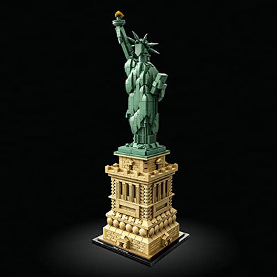 LEGO 21042 Architecture Freiheitsstatue, Modell zum Bauen, New York Souvenir, Weihnachtsgeschenkidee für Sie oder Ihn, Home-Deko, kreative Aktivität