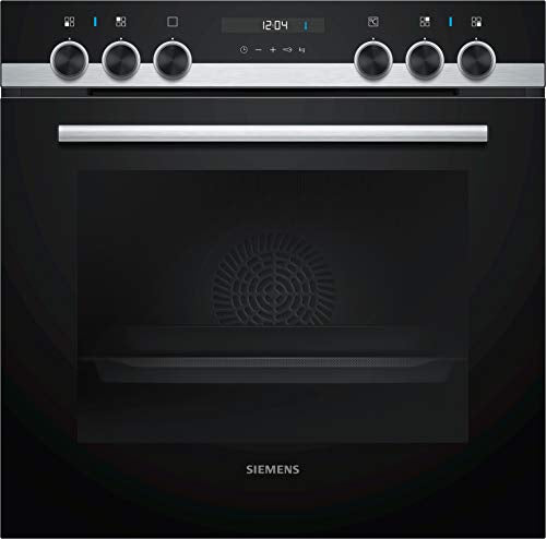 Siemens HE517ABS1 iQ500 Backofen / 3D-Heißluft Plus / Schnellaufheizung / Klapptür / Vollglas-Innentür / Edelstahl