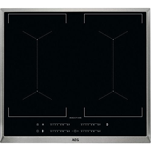 AEG BSS575021M Einbau-Backofen SteamCrisp – mit Dampfunterstützung/Pyrolyse – Selbstreinigung & IKE64450XB Autarkes Kochfeld/Herdplatte mit Touchscreen & Topferkennung / 60 cm