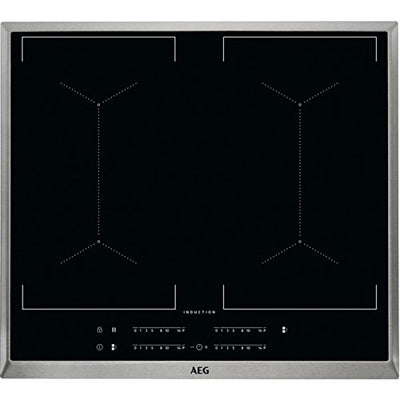 AEG BSS575021M Einbau-Backofen SteamCrisp – mit Dampfunterstützung/Pyrolyse – Selbstreinigung & IKE64450XB Autarkes Kochfeld/Herdplatte mit Touchscreen & Topferkennung / 60 cm