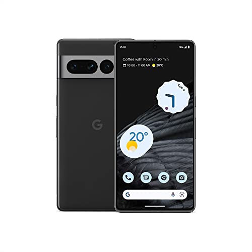 Google Pixel 7 Pro – Entsperrtes Android-Smartphone mit Tele- und Weitwinkelobjektiv – 256GB - Obsidian