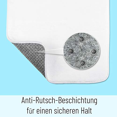 Sanilo Badteppich Rund I viele schöne Badematten zur Auswahl I Badvorleger sehr weich und rutschfest I waschbar und schnelltrocknend (Fort Lauderdale, 80 cm)