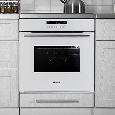 KKT KOLBE/Einbau-Backofen 60cm / 70L / 3,3kW / Grill/Umluft/Heißluft/Teleskopauszüge/Automatik-Timer / EB8015W