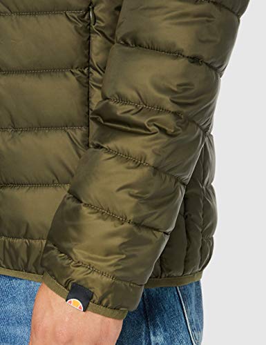 ellesse Herren Lombardy Padded Jacket Mantel, Kaki, M