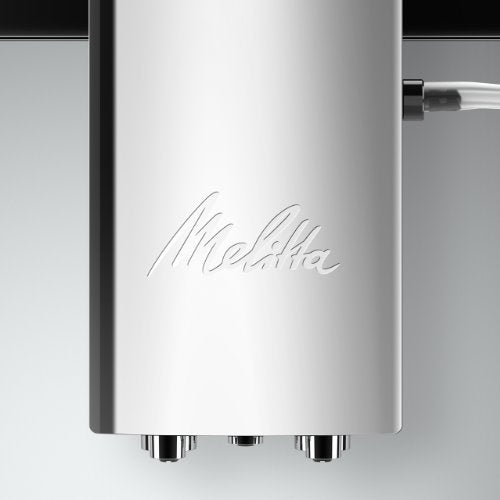 Melitta Caffeo CI E970-101 Kaffeevollautomat | mit Milchbehälter | Zweikammern-Bohnenbehälter | One Touch Funktion | 15 Bar | Automatische Reinigungsprogramme | Silber