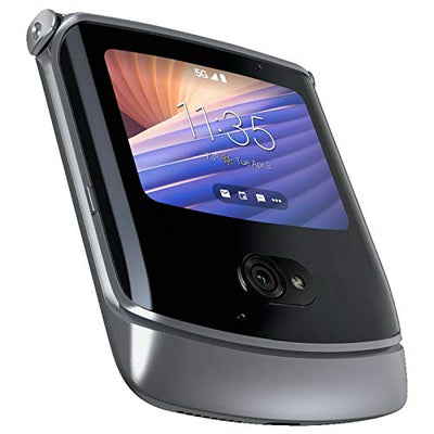 Motorola Razr 5G Dual-SIM XT2071-4 256GB Factory Unlocked SIMFree Smartphone (Liquid Mercury) - International Version