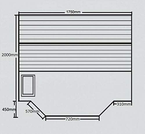 XXL Luxus Finnische Sauna SET Sauna inkl. Harvia Saunaofen 8kw Modell 2022 für 4 Pers.