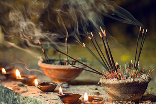 Hem - Räucherstäbchen 7er-Set aus Indien - Gemischte Düfte + Räucherstäbchenhalter