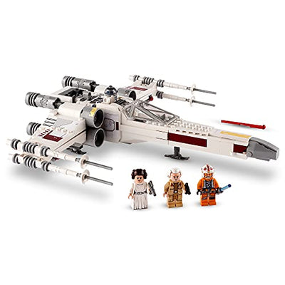 LEGO 75301 Star Wars Luke Skywalkers X-Wing Fighter Spielzeug mit Prinzessin Leia und Droide R2-D2 als Figur