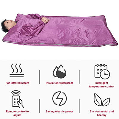 Far Infrared Sauna Blanket, Body Shaper Sauna Slimming Blanket, Heizung Sauna Blanket, Far Infrarot SPA Maschine, Anti Aging Beauty Machine, Detox Fitness Machine, Home Beauty(AU)