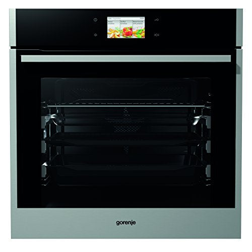 Gorenje BOP 799 S51X Backofen Elektro / A / Backmuffe Homemade 73 L / Edelstahl / Pyrolyse-Reinigung / TFT-Farbdisplay / Anti-Fingerprint / Homechef