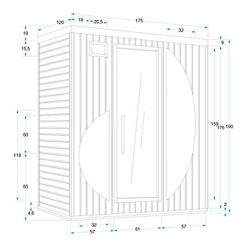 Mountfield Infrarot Sauna Rowen