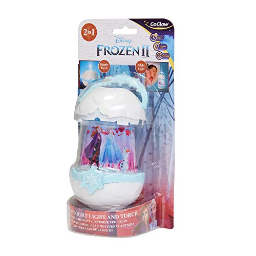 Disney 271FZO GoGlow Kinder Pop-Up-Laterne mit Nachtlicht und Taschenlampe, Weiß