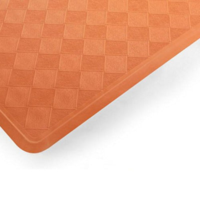 Hotel Badezimmer Duschauflage orange Kunststoff Material grün Gummi Muster rechteckig Anti-Rutsch Umweltschutz 57 * 36cm Pedal Pad WC Bad Dusche Matte Tür Matte Bad Zubehör Badematte