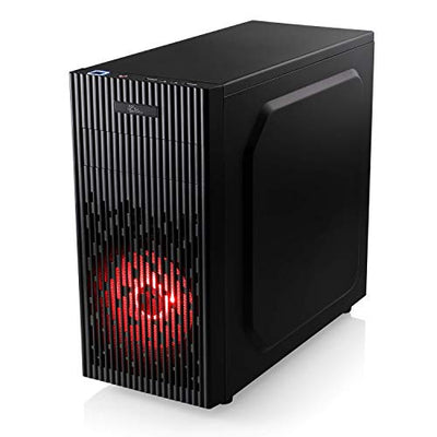 CSL Gaming PC mit Windows 11 Home, AMD Ryzen 5 5500 6x3600 MHz, 500 GB M.2 SSD, 16 GB DDR4-RAM, Radeon RX 6500 XT, MSI Mainboard, HDMI, DisplayPort, USB 3.2, WLAN USB-Stick, D10114H