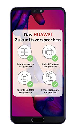 Huawei P20 Pro Smartphone Bundle (15,5 cm (6,1 Zoll), 40/20/8 MP Leica Triple Kamera, 128GB interner Speicher, 6GB RAM, Android 8.1, EMUI 8.1) Schwarz [Exklusiv bei Amazon] - Deutsche Version