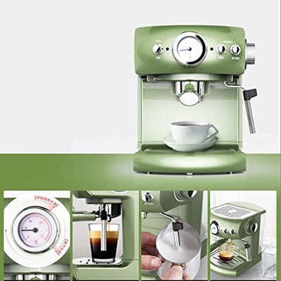 SXLCKJ Vollautomatische Brühkaffeemühle Vollautomatische halbautomatische Kaffeemaschine Retro Style Ho(Crusher, Artifact)